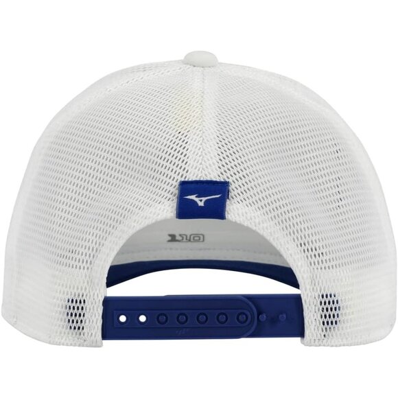Unisex-Adult White Adjustable Cotton Crossed Clubs Mesh back Golf Hat - Picture 2 of 2